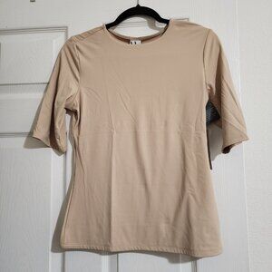 Worthington Beige Blouse size M NWT